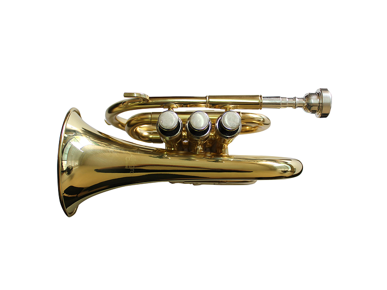 TROMPETA ALLEGRO POCKET BB DORADA ALL6417L 2