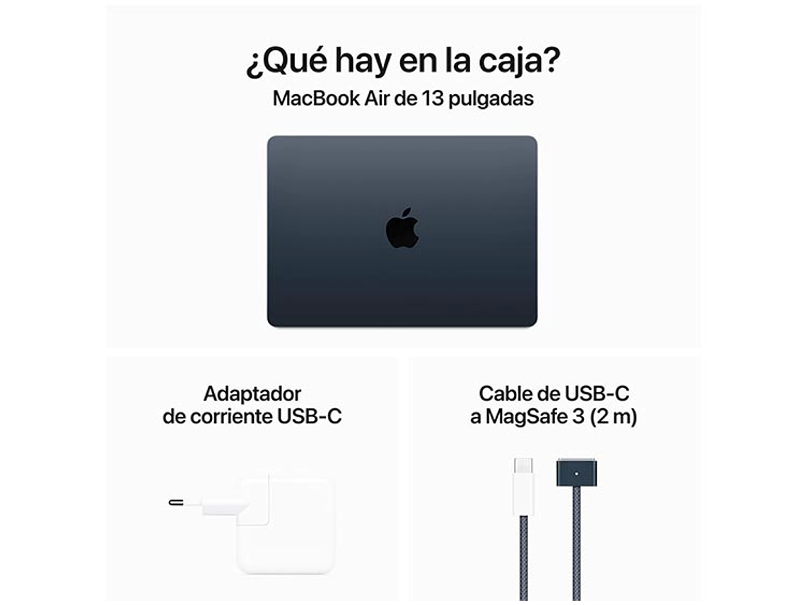 MACBOOK AIR M3 (CPU 8NUC Y GPU 10NUC) 16GB RAM 512GB SSD 13.6