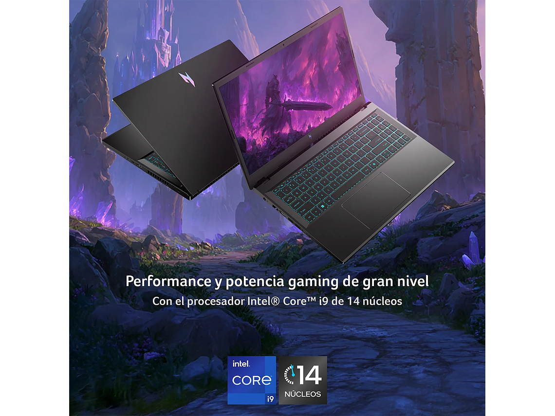 NOTEBOOK ACER GAMER NITRO 5 ANV15-52-96J3-1 INTEL CORE I9 32GB RAM 1TB SSD NVIDIA RTX5060 15.6 7