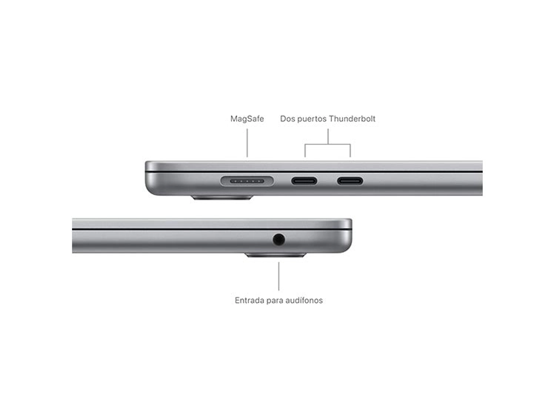 MACBOOK AIR M3 (CPU 8NUC Y GPU 10NUC) 16GB RAM 256GB SSD 15.3
