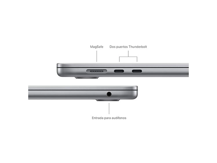 MACBOOK AIR M3 (CPU 8NUC Y GPU 10NUC) 16GB RAM 256GB SSD 15.3