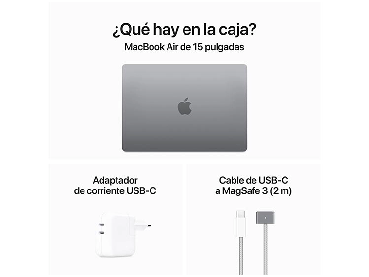 MACBOOK AIR M3 (CPU 8NUC Y GPU 10NUC) 16GB RAM 256GB SSD 15.3