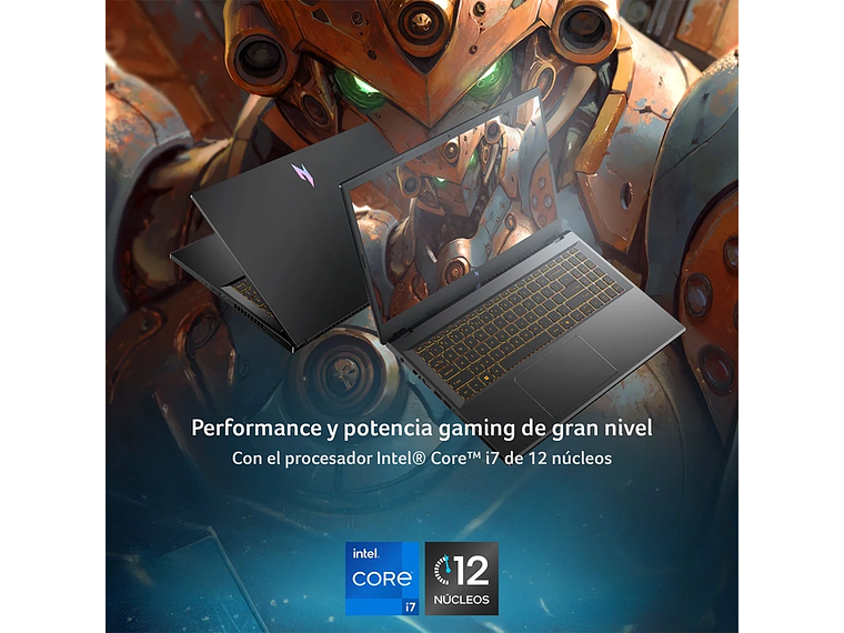 NOTEBOOK ACER GAMER NITRO 5 ANV15-52-73S9-1 INTEL CORE I7 24GB RAM 512GB SSD NVIDIA RTX5050 15.6