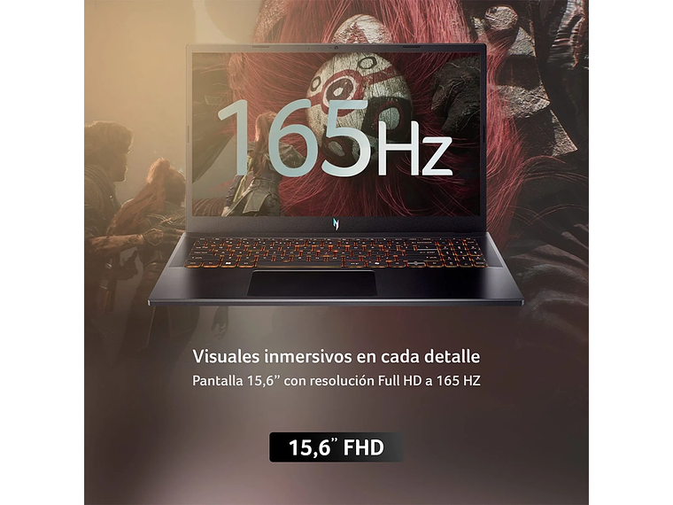 NOTEBOOK ACER GAMER NITRO 5 ANV15-52-73S9-1 INTEL CORE I7 24GB RAM 512GB SSD NVIDIA RTX5050 15.6