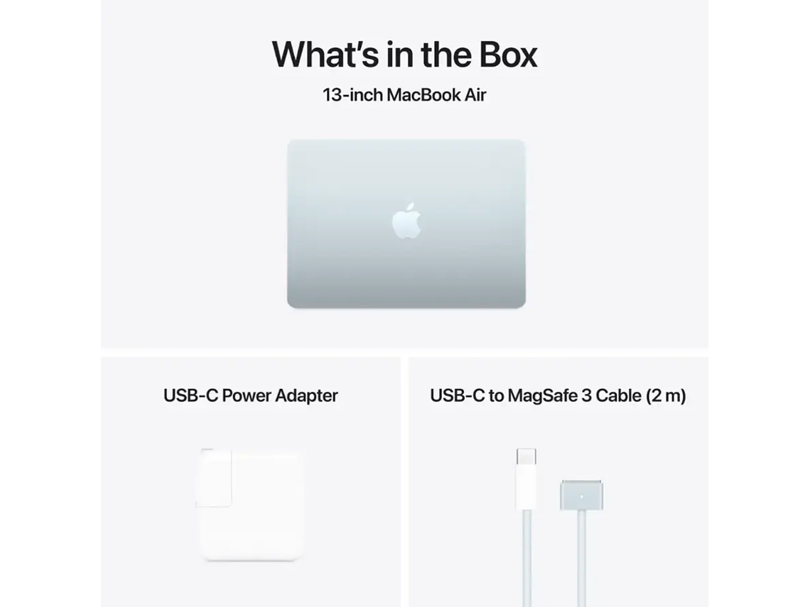 APPLE MACBOOK AIR 13,6' M4 CHIP 16GB 256GB SSD AZUL 3