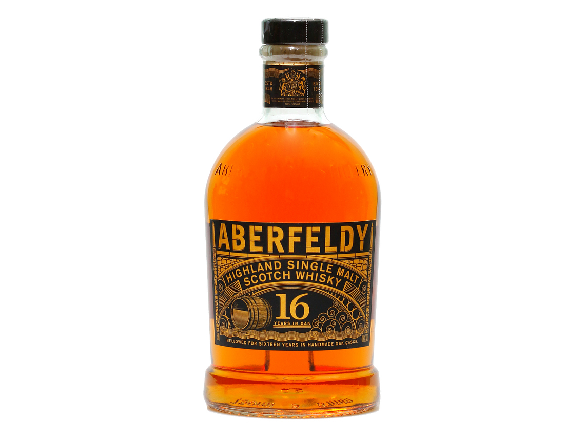 WHISKY SINGLE MALT ABERFELDY BOTELLA VIDRIO 750 CC 16 AÑOS 2