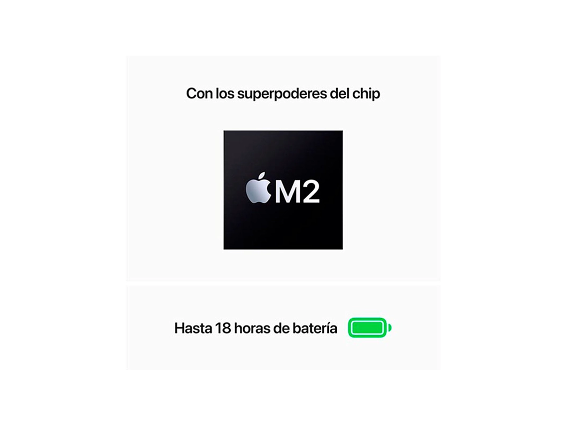 MACBOOK AIR M2 (CPU 8NUC Y GPU 8NUC) 16GB RAM 256GB SSD 13.6