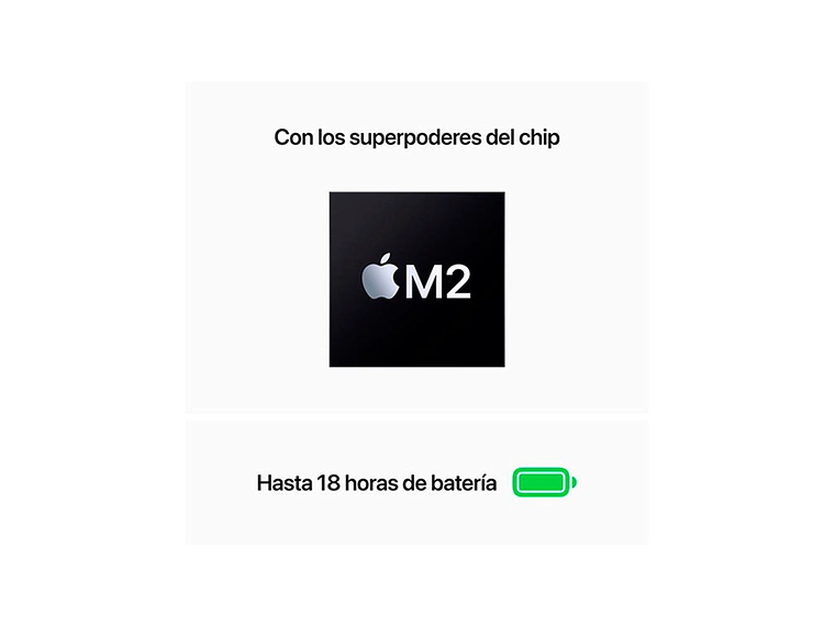 MACBOOK AIR M2 (CPU 8NUC Y GPU 8NUC) 16GB RAM 256GB SSD 13.6