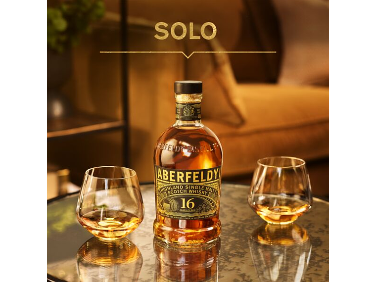 WHISKY SINGLE MALT ABERFELDY BOTELLA VIDRIO 750 CC 16 AÑOS 4