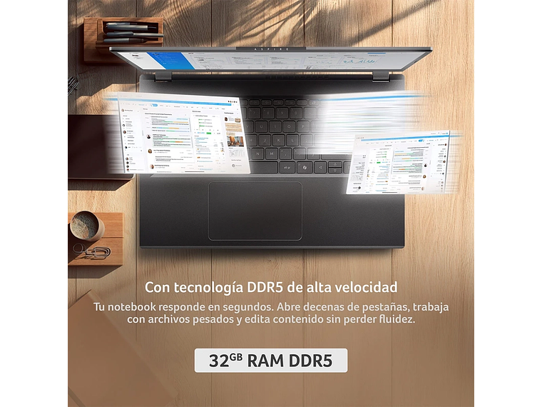 NOTEBOOK ACER ASPIRE 15 A15-51M-94YC-1 INTEL CORE I9 32GB RAM 512GB SSD 15.6