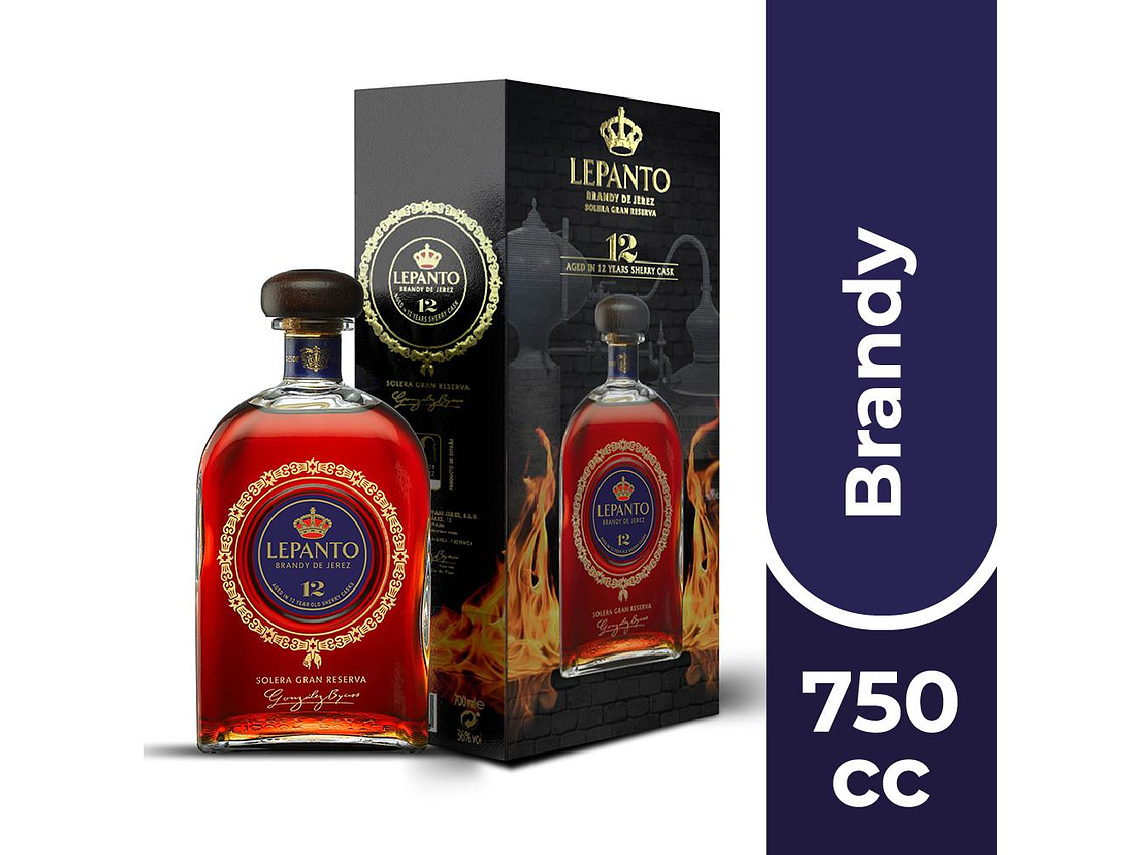 LICOR LEPANTO 750 CC BRANDY ESPAÑOL 2