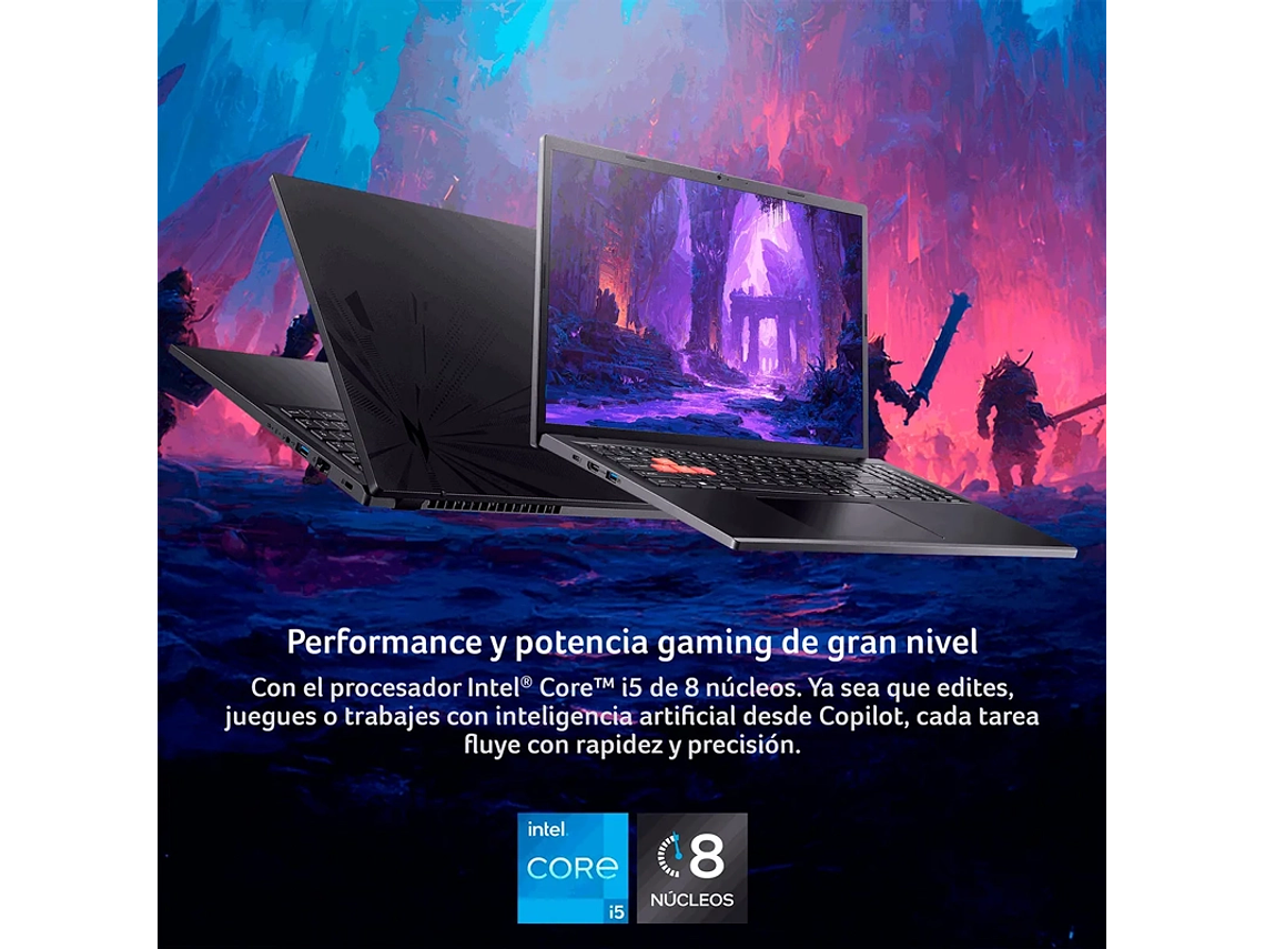 NOTEBOOK ACER NITRO LITE NL16-71G-56Q8-1 INTEL CORE I5 16GB RAM 512GB SSD NVIDIA RTX 3050 16” 6