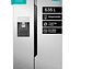 REFRIGERADOR SIDE BY SIDE HISENSE RC-70WS 535L NO FROST ACERO - Miniatura 1