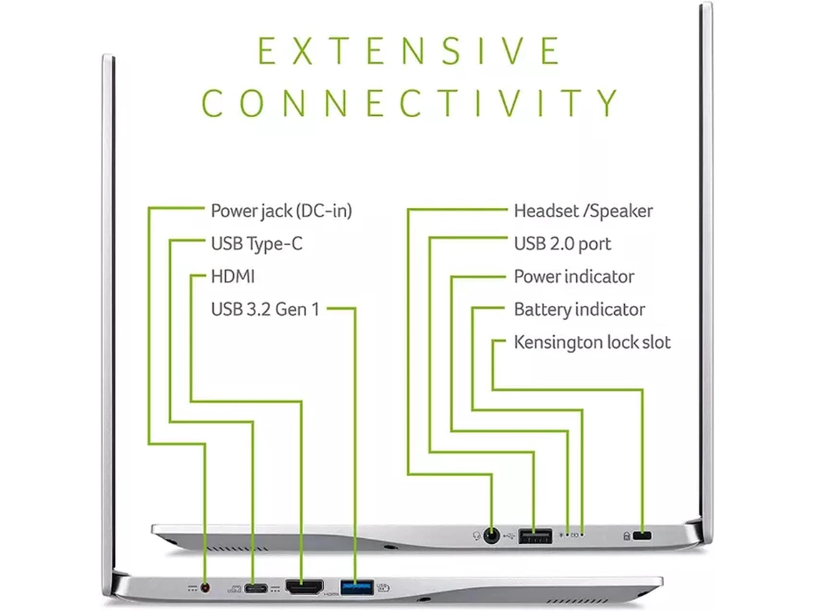 NOTEBOOK ACER SWIFT 3, RYZEN 7, 8 GB, 512 GB SSD, 14” FHD, W10 5