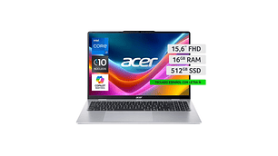 NOTEBOOK ACER ASPIRE LITE AL15-72P-79W5-1 INTEL CORE I7 16GB RAM 512GB SSD 15.6