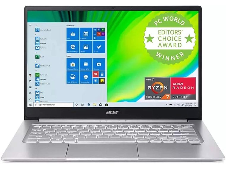 NOTEBOOK ACER SWIFT 3, RYZEN 7, 8 GB, 512 GB SSD, 14” FHD, W10 6