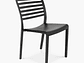 PACK 4 SILLAS PLÁSTICO TERRAZA BARCELONA EN COLOR NEGRO FORM - Miniatura 4