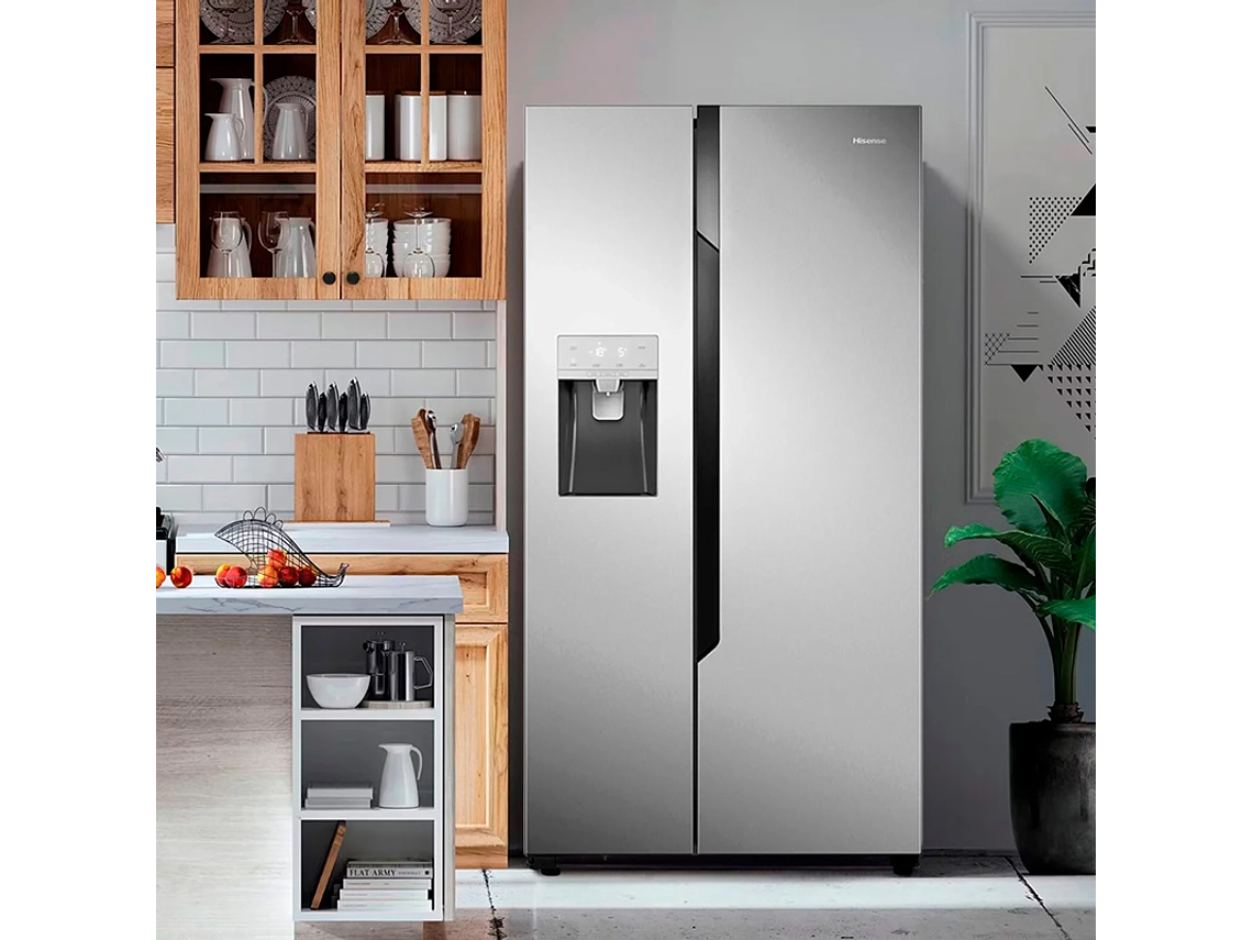 REFRIGERADOR SIDE BY SIDE HISENSE RC-70WS 535L NO FROST ACERO 6