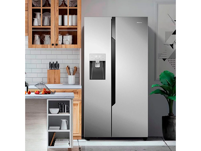 REFRIGERADOR SIDE BY SIDE HISENSE RC-70WS 535L NO FROST ACERO 6
