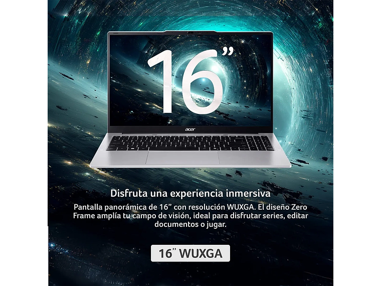 NOTEBOOK ACER ASPIRE LITE AL16-53P-578Y-1 INTEL CORE ULTRA 5 16GB RAM 512GB SSD 16” 7