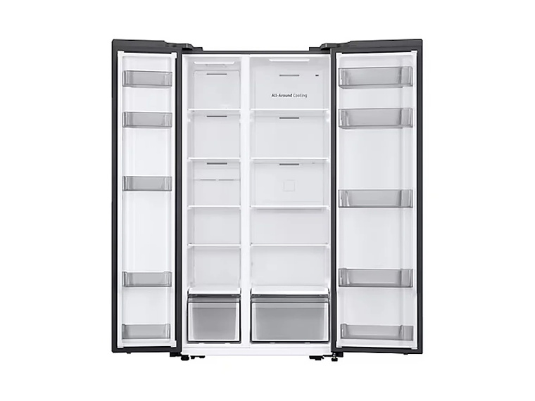 REFRIGERADOR SIDE BY SIDE 564L GRIS PLATEADO MATE 6