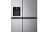REFRIGERADOR SIDE BY SIDE LG GS66WPP 611L NO FROST PLATA - Miniatura 1
