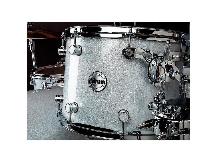 BATERÍA DDRUM 5 CUERPOS REFLEX BOMBARDIER SHELLPACK REFLEX BMDR 26 5PC SILVER SPK 2