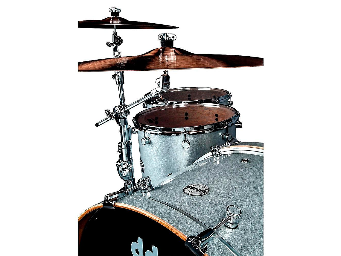 BATERÍA DDRUM 5 CUERPOS REFLEX BOMBARDIER SHELLPACK REFLEX BMDR 26 5PC SILVER SPK 3