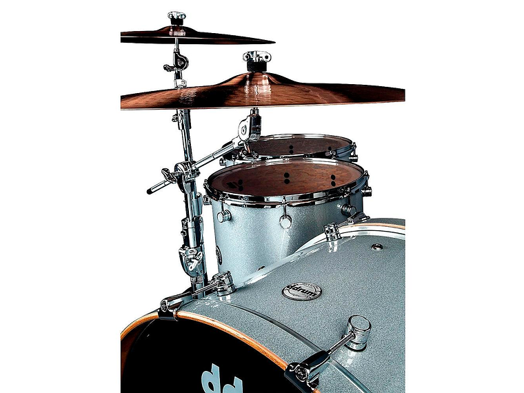 BATERÍA DDRUM 5 CUERPOS REFLEX BOMBARDIER SHELLPACK REFLEX BMDR 26 5PC SILVER SPK 3