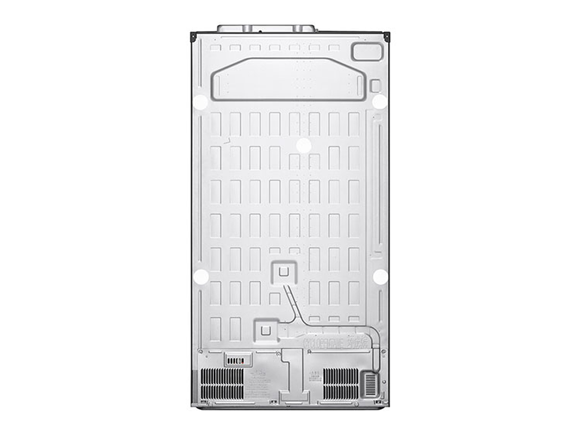 REFRIGERADOR SIDE BY SIDE LG GS66WPP 611L NO FROST PLATA 5
