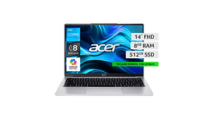 NOTEBOOK ACER ASPIRE LITE AL14-31P-MG40-1 INTEL CORE I3 8GB RAM 512GB SSD 14''