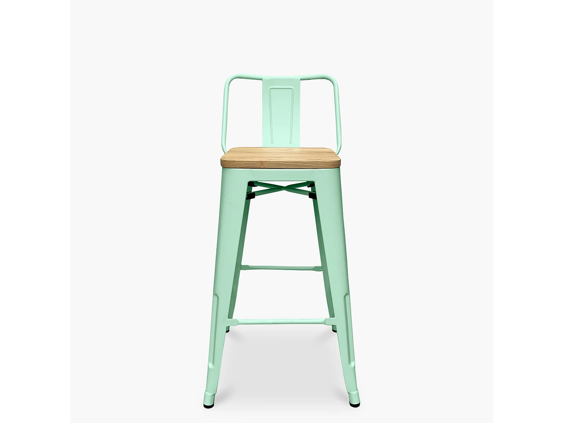 PACK 4 TOLIX TABURETES C/RESP 66 MADERA MENTA FORM 2