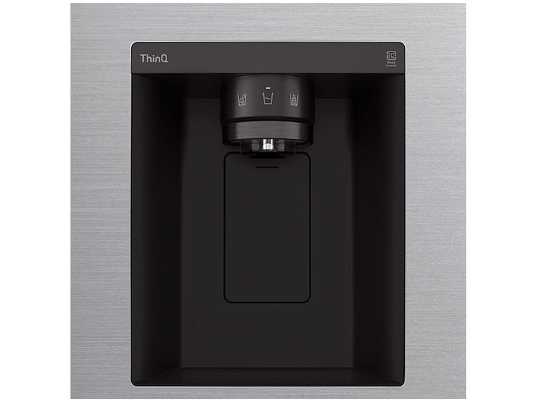 REFRIGERADOR SIDE BY SIDE LG GS66WPP 611L NO FROST PLATA 8