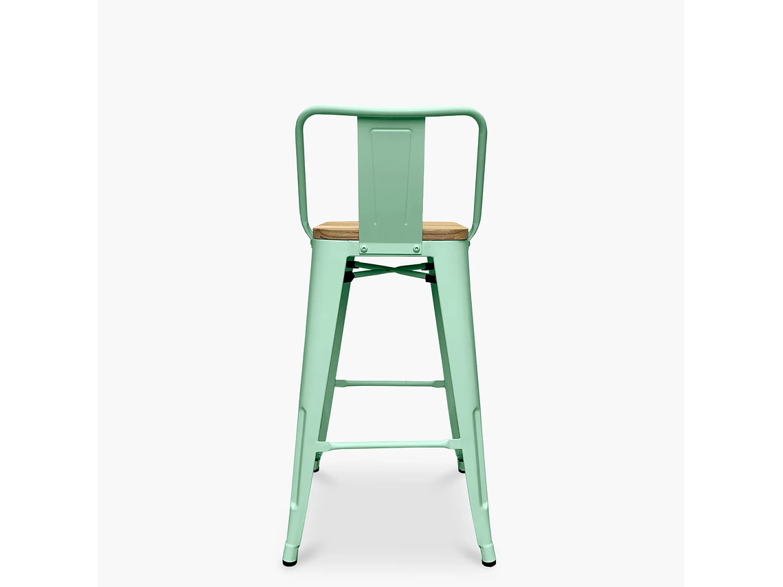 PACK 4 TOLIX TABURETES C/RESP 66 MADERA MENTA FORM 3