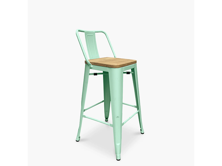 PACK 4 TOLIX TABURETES C/RESP 66 MADERA MENTA FORM 4