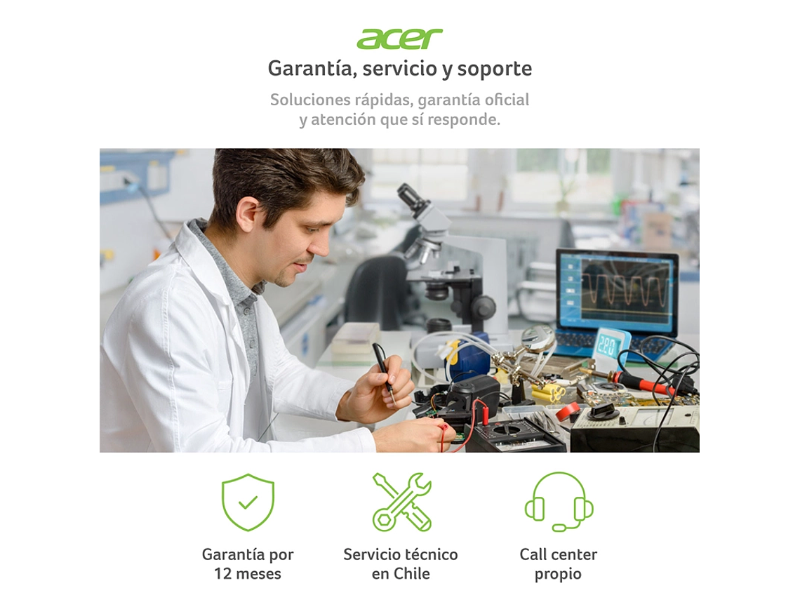 NOTEBOOK ACER ASPIRE LITE AL14-31P-MG40-1 INTEL CORE I3 8GB RAM 512GB SSD 14'' 4