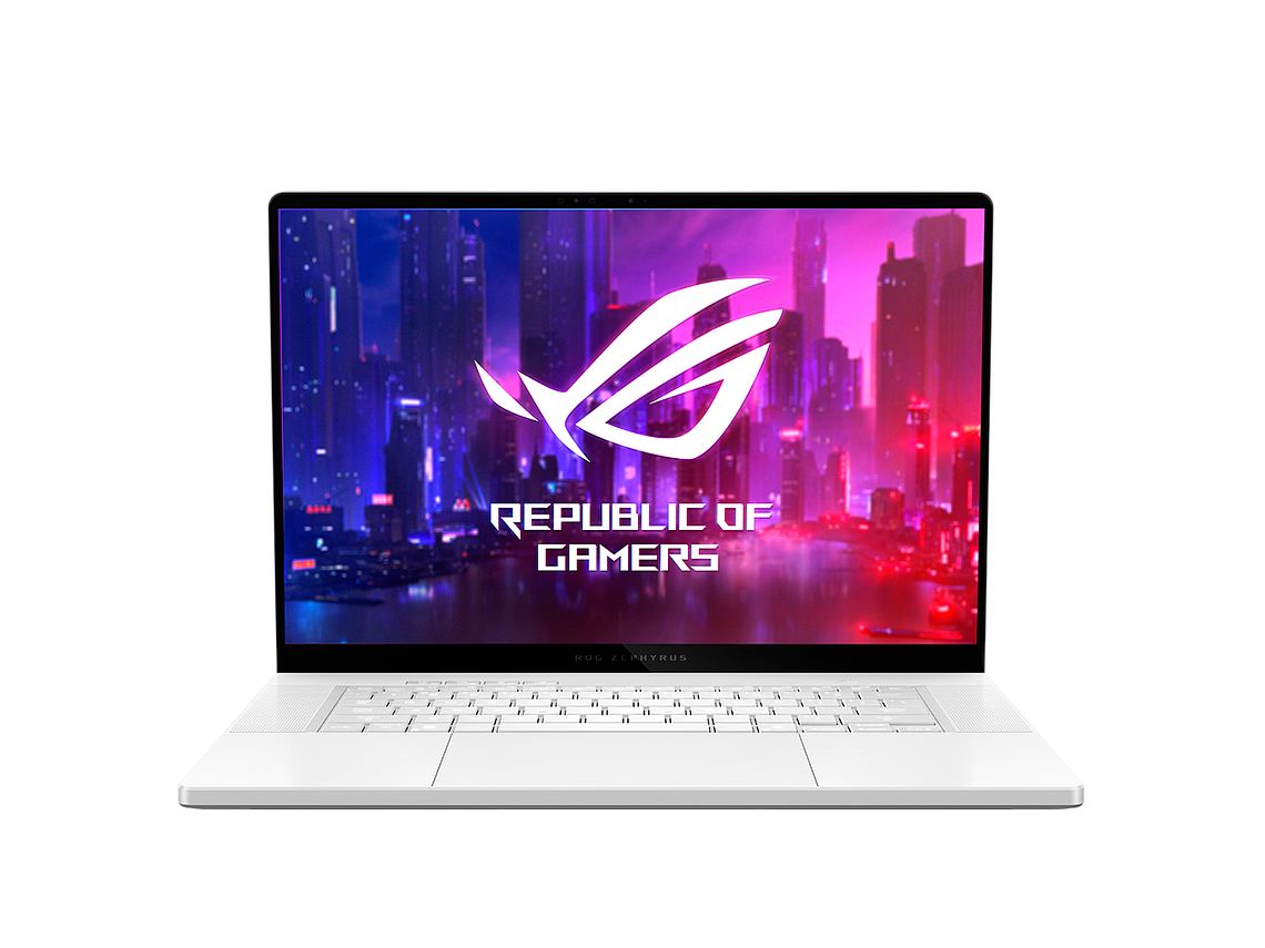 NOTEBOOK ASUS ROG ZEPHYRUS G16 INTEL CORE U9 32GB RAM 1TB SSD RTX 5070 TI BLANCO 1