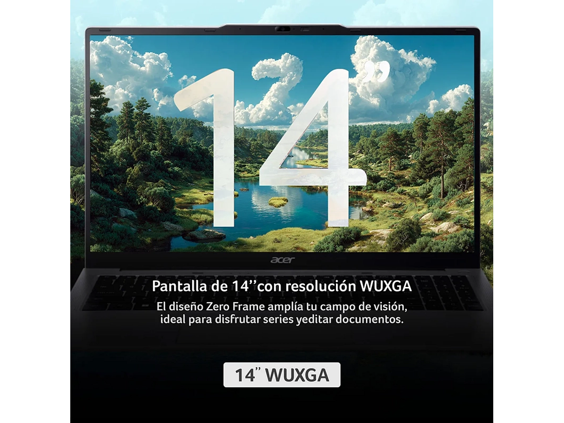 NOTEBOOK ACER ASPIRE LITE AL14-31P-MG40-1 INTEL CORE I3 8GB RAM 512GB SSD 14'' 6