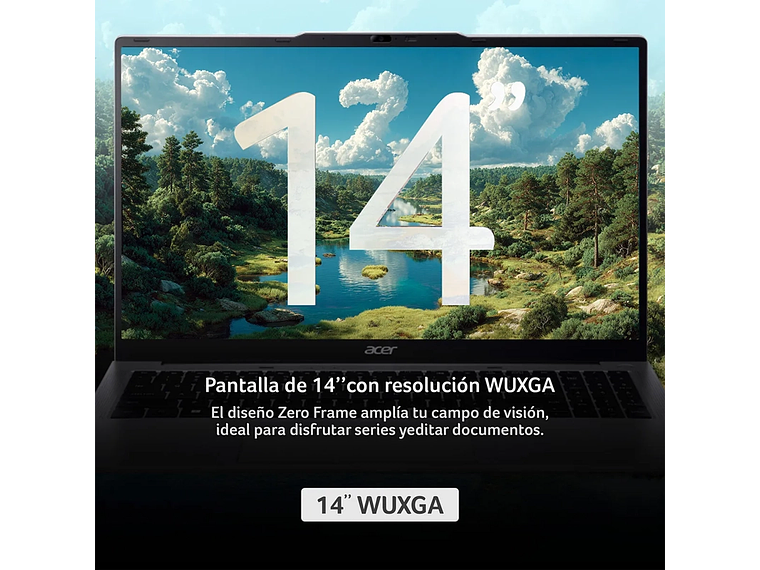 NOTEBOOK ACER ASPIRE LITE AL14-31P-MG40-1 INTEL CORE I3 8GB RAM 512GB SSD 14'' 6