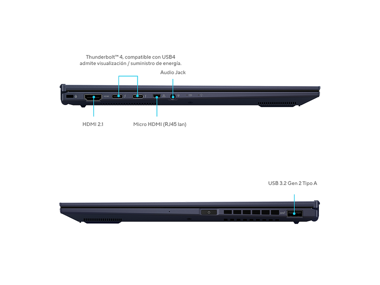 NOTEBOOK ASUS EXPERTBOOK OLED INTEL I7 32GB RAM 1TB SSD 14' 4