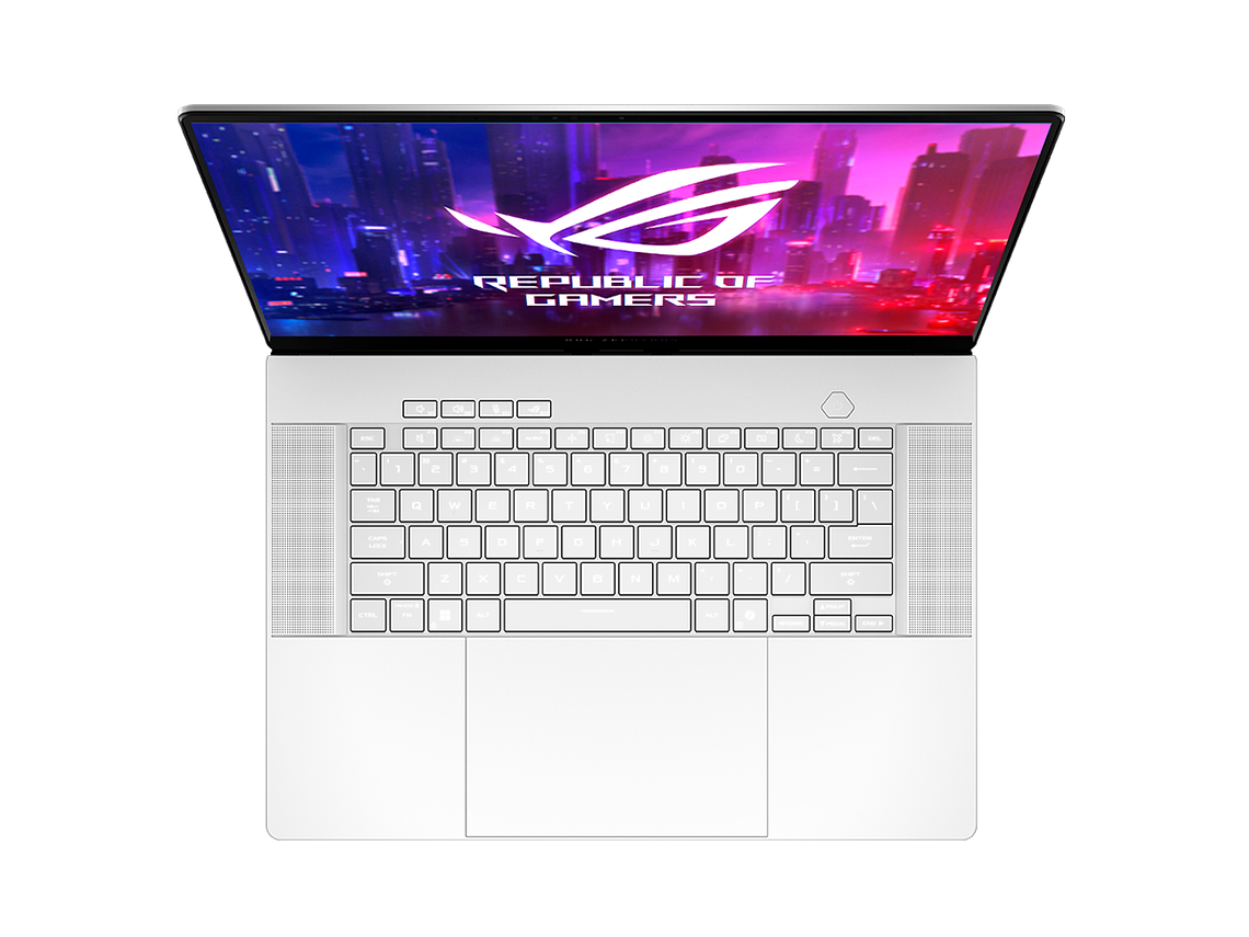 NOTEBOOK ASUS ROG ZEPHYRUS G16 INTEL CORE U9 32GB RAM 1TB SSD RTX 5070 TI BLANCO 9