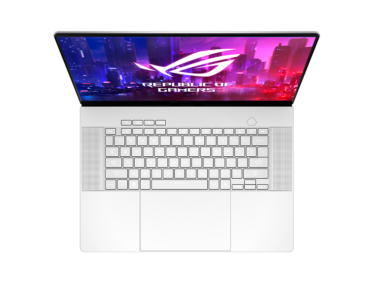 NOTEBOOK ASUS ROG ZEPHYRUS G16 INTEL CORE U9 32GB RAM 1TB SSD RTX 5070 TI BLANCO 9