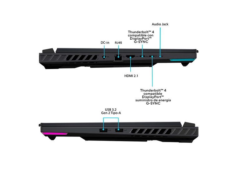 NOTEBOOK GAMER ASUS ROG STRIX G16 G614PH-S5052W AMD RYZEN 9 16GB RAM 512GB SSD NVIDIA RTX 5050 16” 3