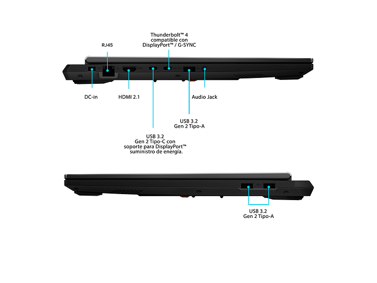 NOTEBOOK GAMER ASUS TUF F16 FX608JHR-QT090W INTEL CORE I7 32GB RAM 1TB SSD NVIDIA RTX 5050 16'' 2
