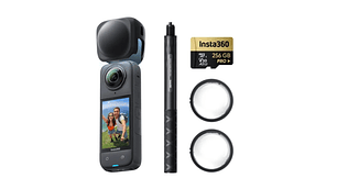 KIT INSTA360 X4+SD 256 GB+SELFIE STICK 1,14 CM+PROTECTOR DE LENTE