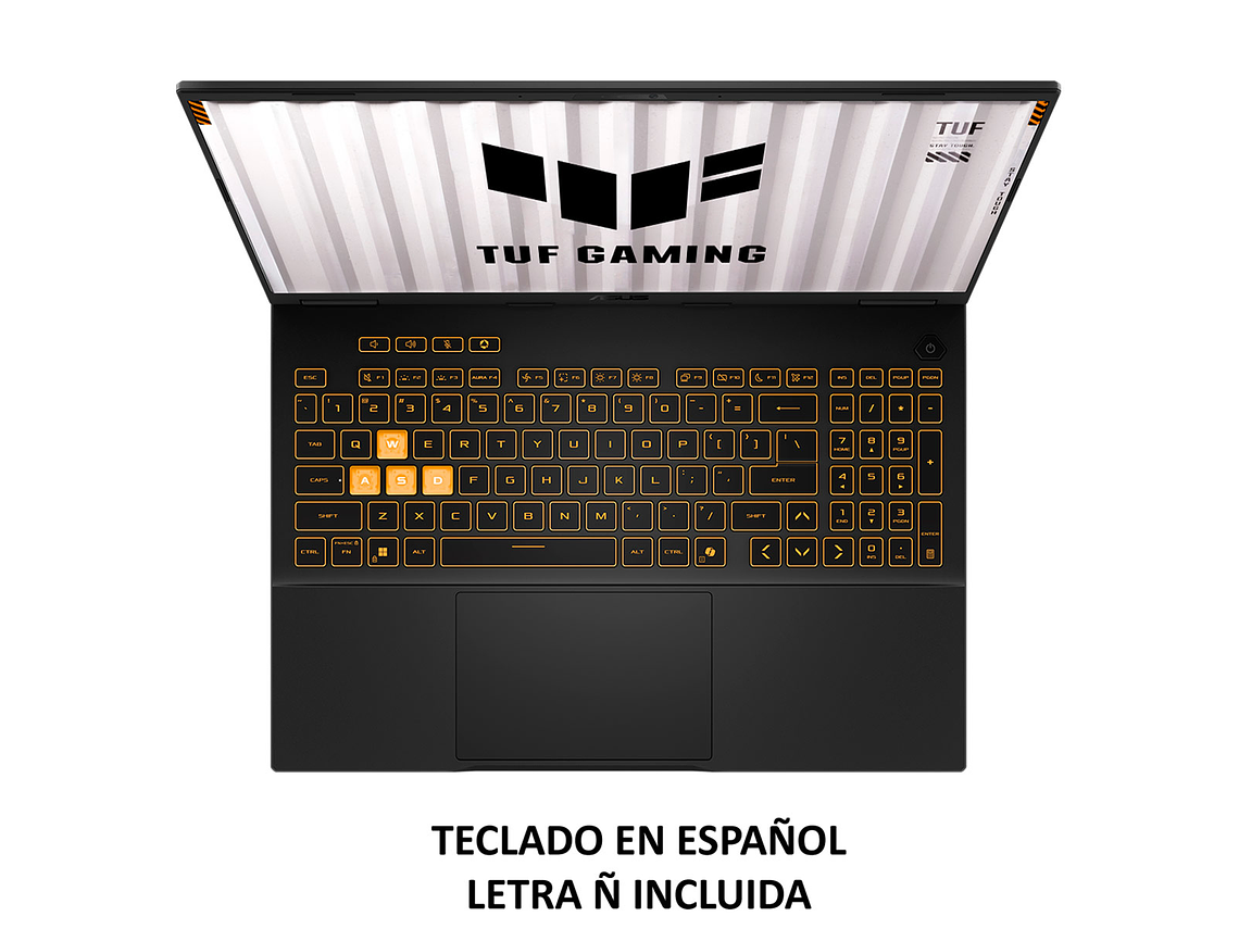 NOTEBOOK GAMER ASUS TUF F16 FX608JHR-QT090W INTEL CORE I7 32GB RAM 1TB SSD NVIDIA RTX 5050 16'' 8