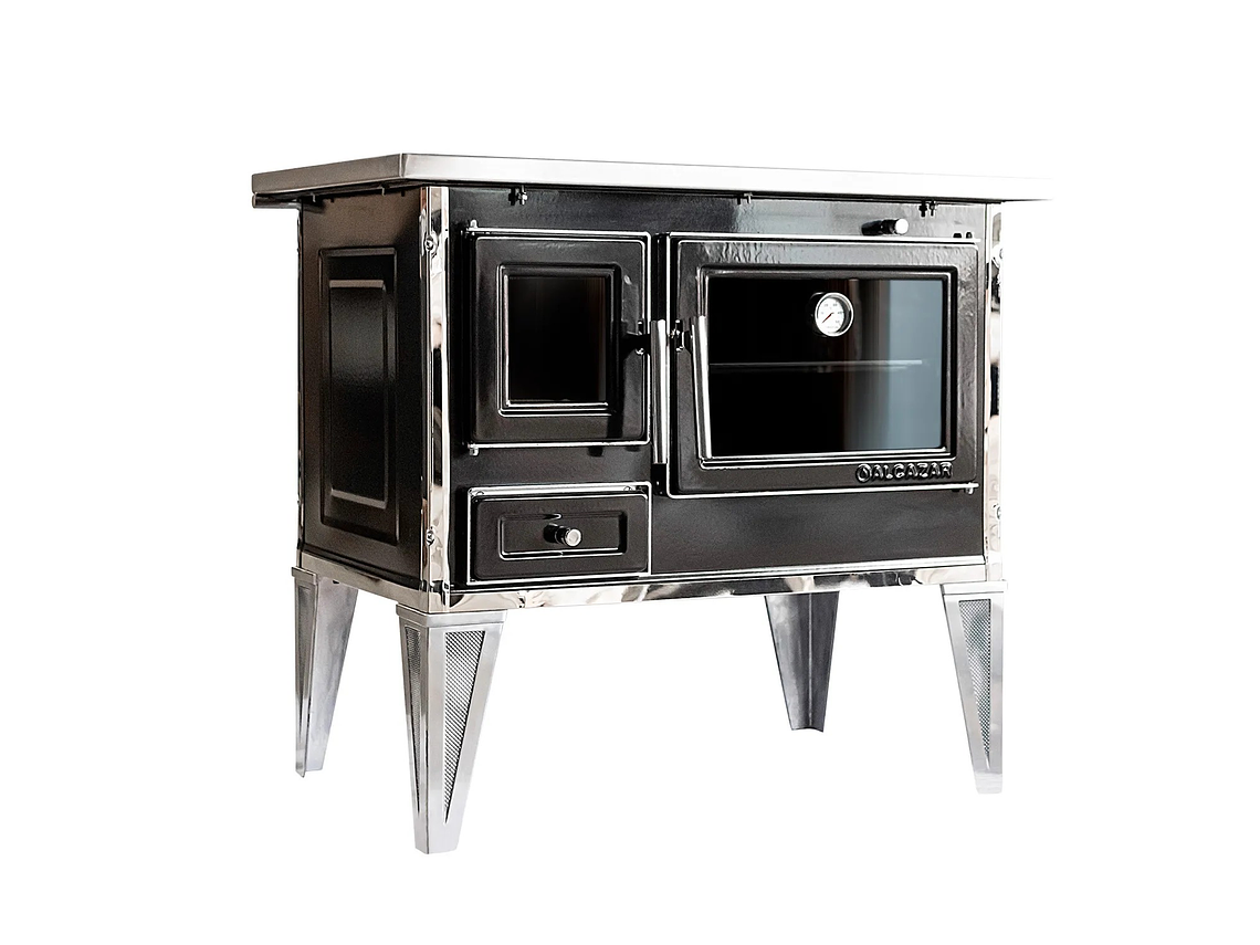 COCINA A LEÑA ALCAZAR CALBUCO L70 NEGRA 4