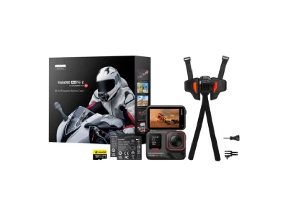 KIT INSTA360 ACE PRO 2 MOTORCYCLE CON MEMORIA Y ACCESORIOS 1