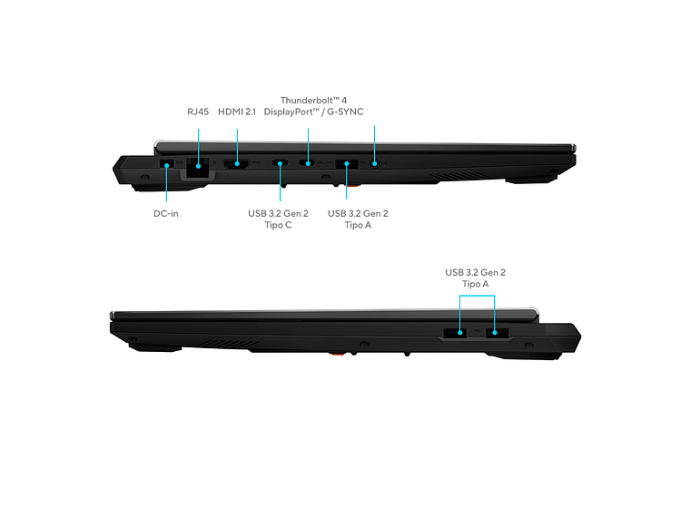 NOTEBOOK ASUS TUF GAMING F16 INTEL CORE 7 16GB RAM 512GB SSD RTX5050 2