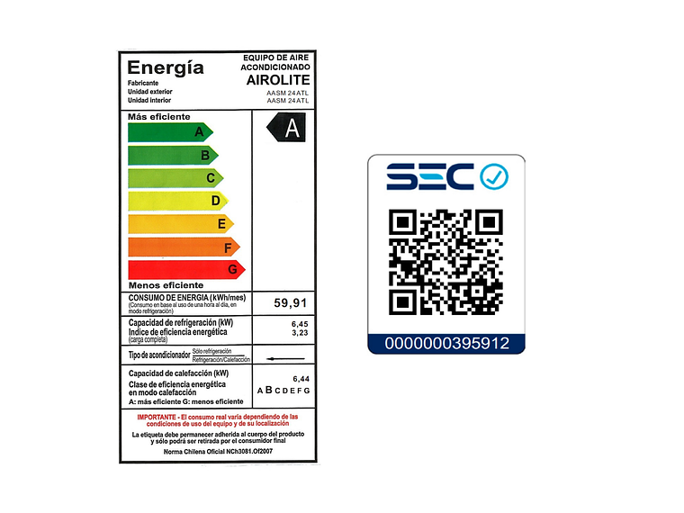 AIRE ACONDICIONADO ON/OFF 24000BTU WIFI APP 3